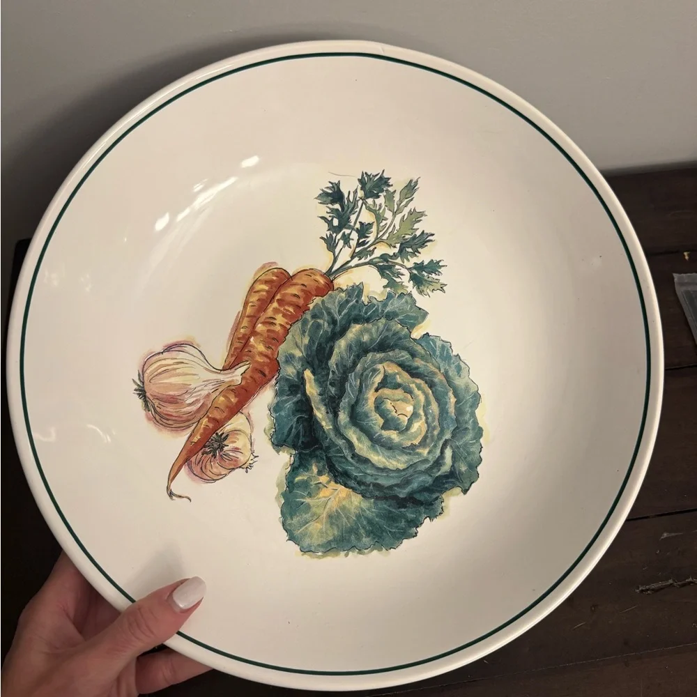 Vegetable Design Ceramic Bowl.